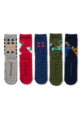 LEGO® NINJAGO® 5er-Pack Socken LWAIKO 601 -LEGO® NINJAGO® LEGO® NINJAGO® 5er-Pack Socken LWAIKO 601 -LEGO® NINJAGO®